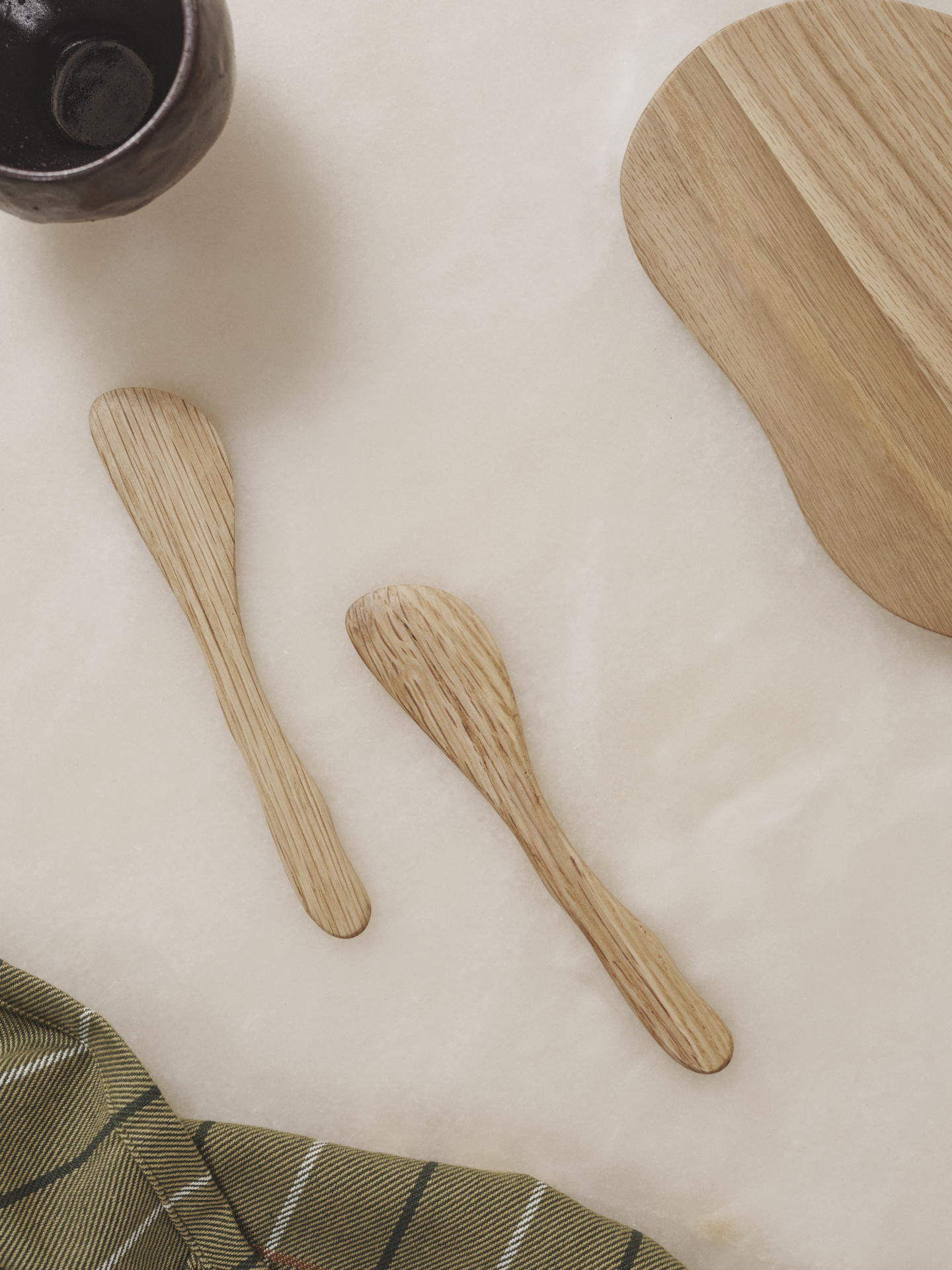 Cairn Butter Knives - Set of 2 | Ash or Oak Wood | by Ferm Living