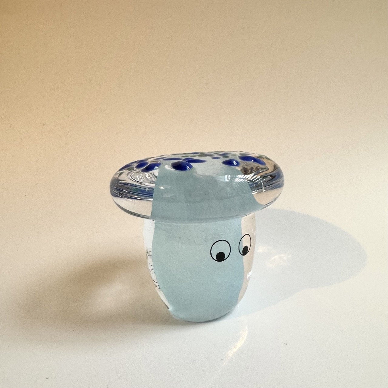 Studio Arhoj Crystal Blob - Shroom | Blues | Handblown Glass