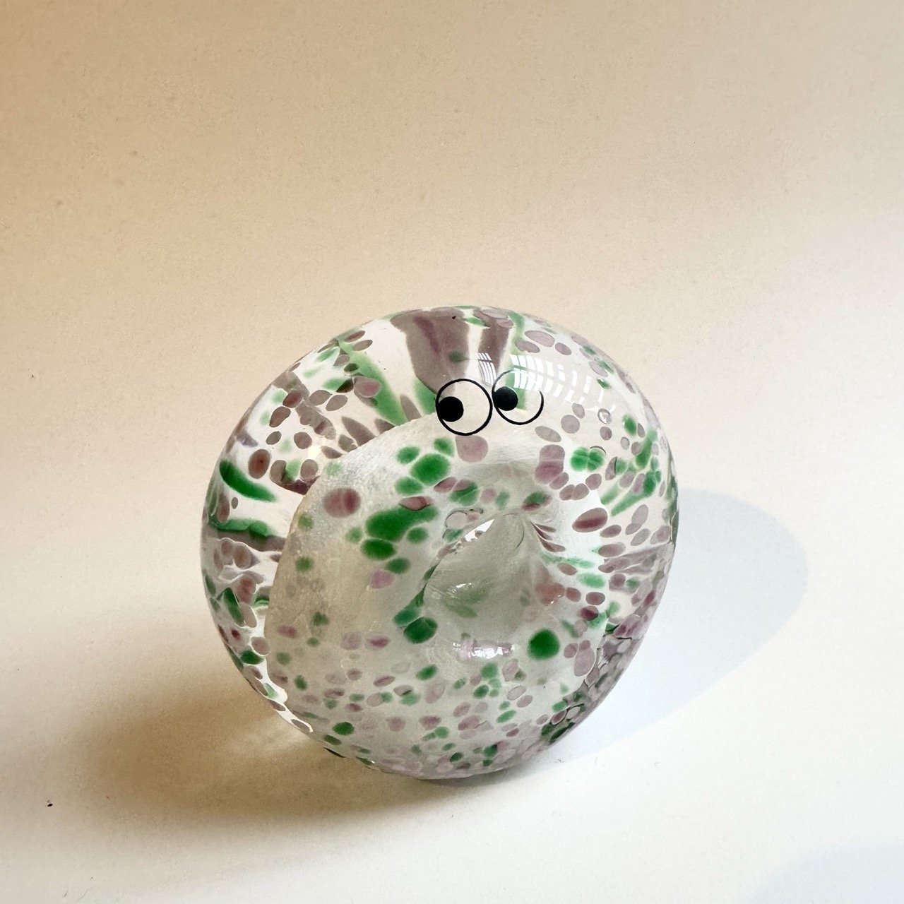 Studio Arhoj Crystal Blob - Donut | Confetti | Handblown Glass