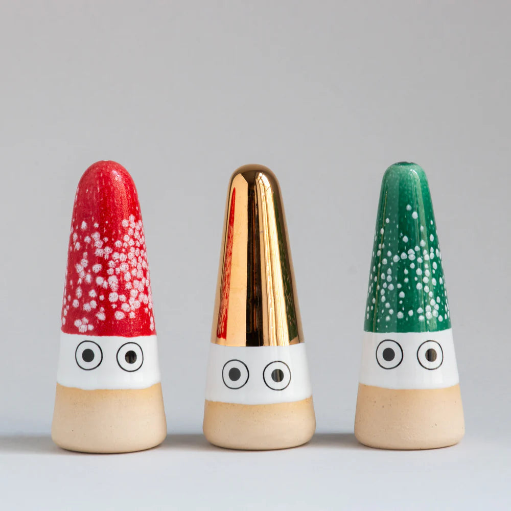 ‘Nisse' Christmas Ghost in 14k Gold Lustre | 2024 Limited Edition by Studio Arhoj