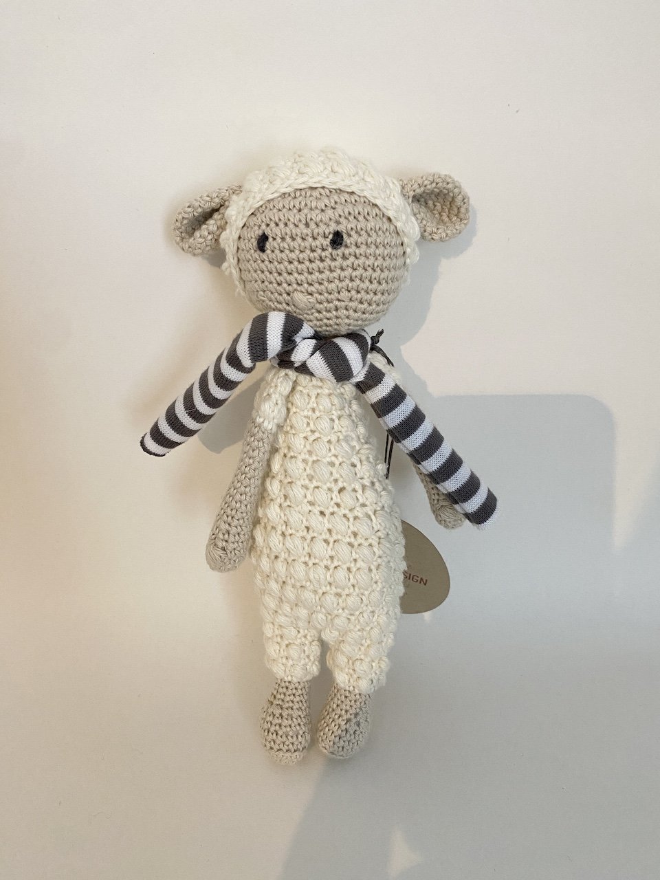 Crochet Lamb with Hat Detail | Soft Toy | Medium | by Olesen Design - Lifestory