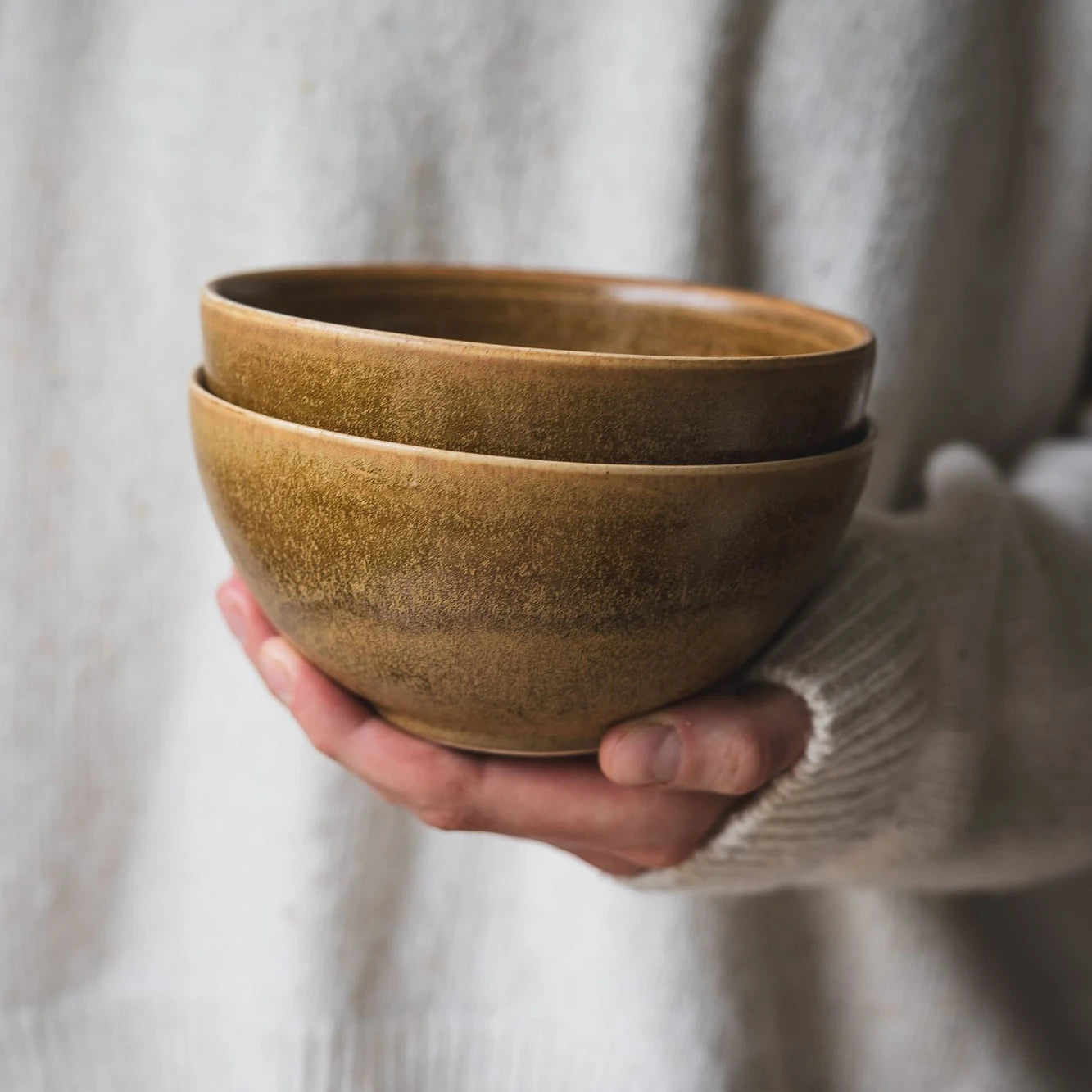 Breakfast bowl in Toffee by Sophia McEvoy Ceramics - Lifestory