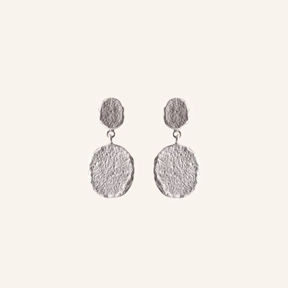 Storm Earrings in recycled silver by Pernille Corydon | Lifestory