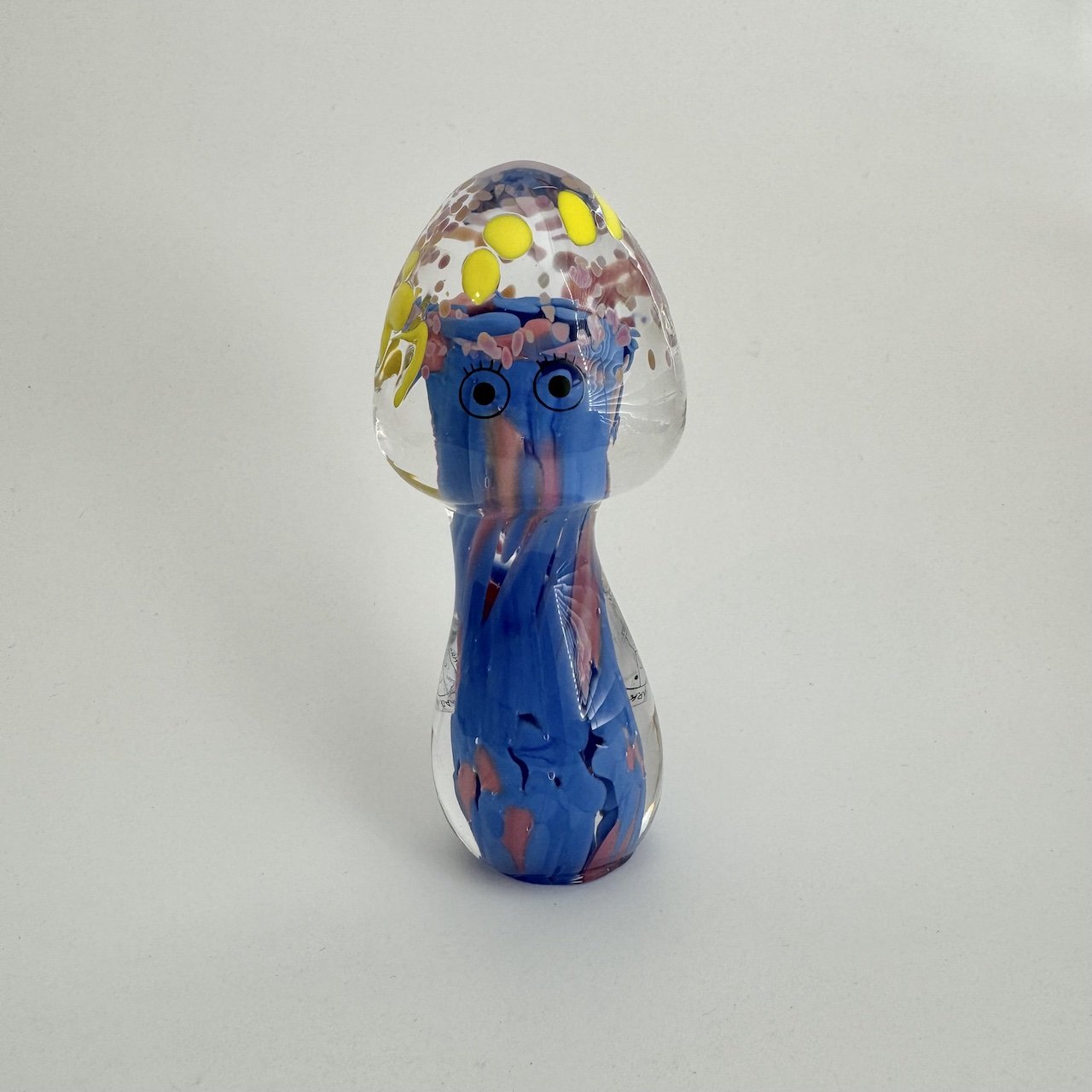 Crystal Blob | Blue Shroom | handblown by Studio Arhoj