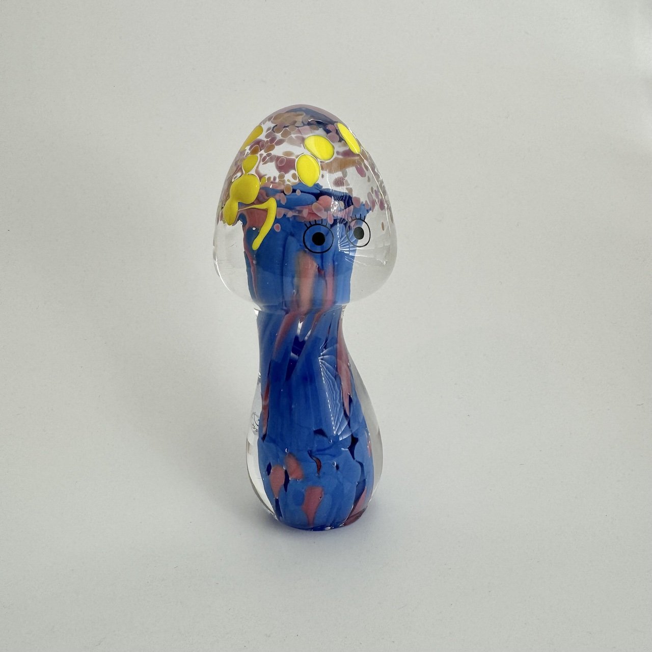 Crystal Blob | Blue Shroom | handblown by Studio Arhoj