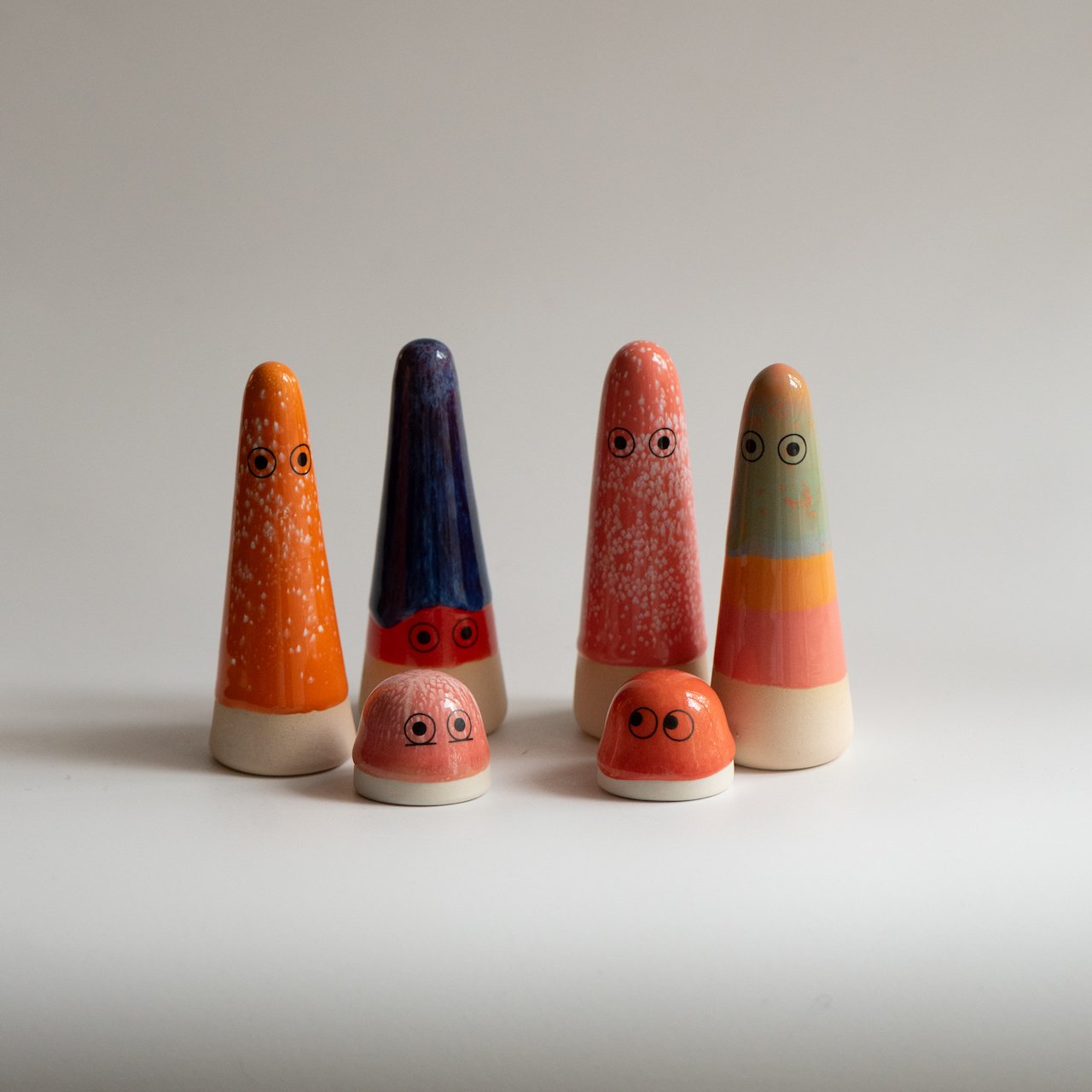 Ghost | Orangey | Ceramic Figurine | by Studio Arhoj