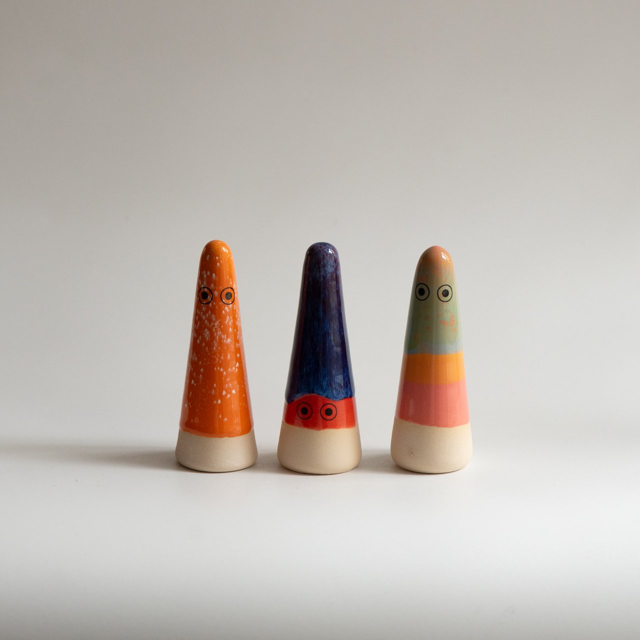 Ghost | Orangey | Ceramic Figurine | by Studio Arhoj