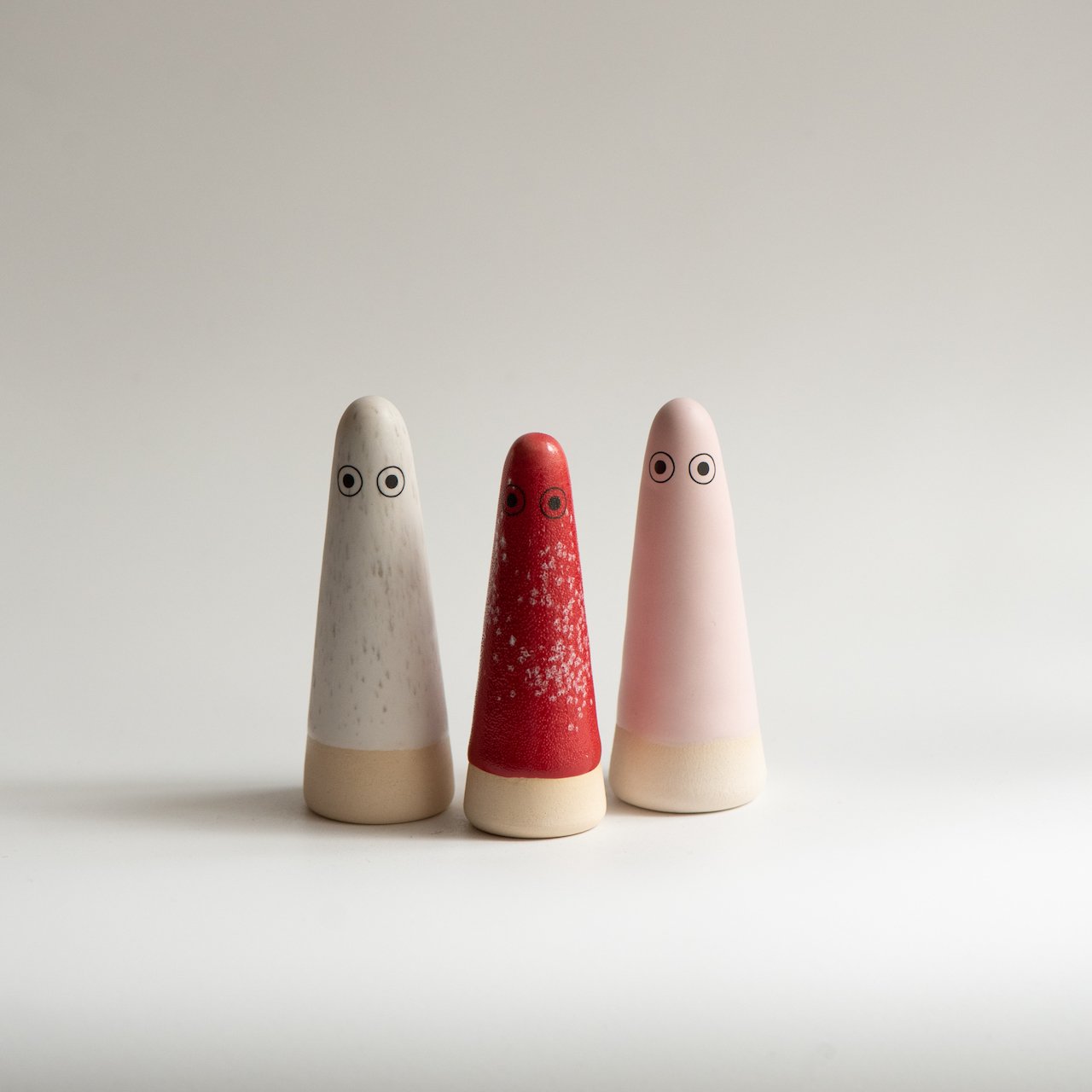 Ghost | Pinky | Ceramic Figurine in Matte Finish | by Studio Arhoj