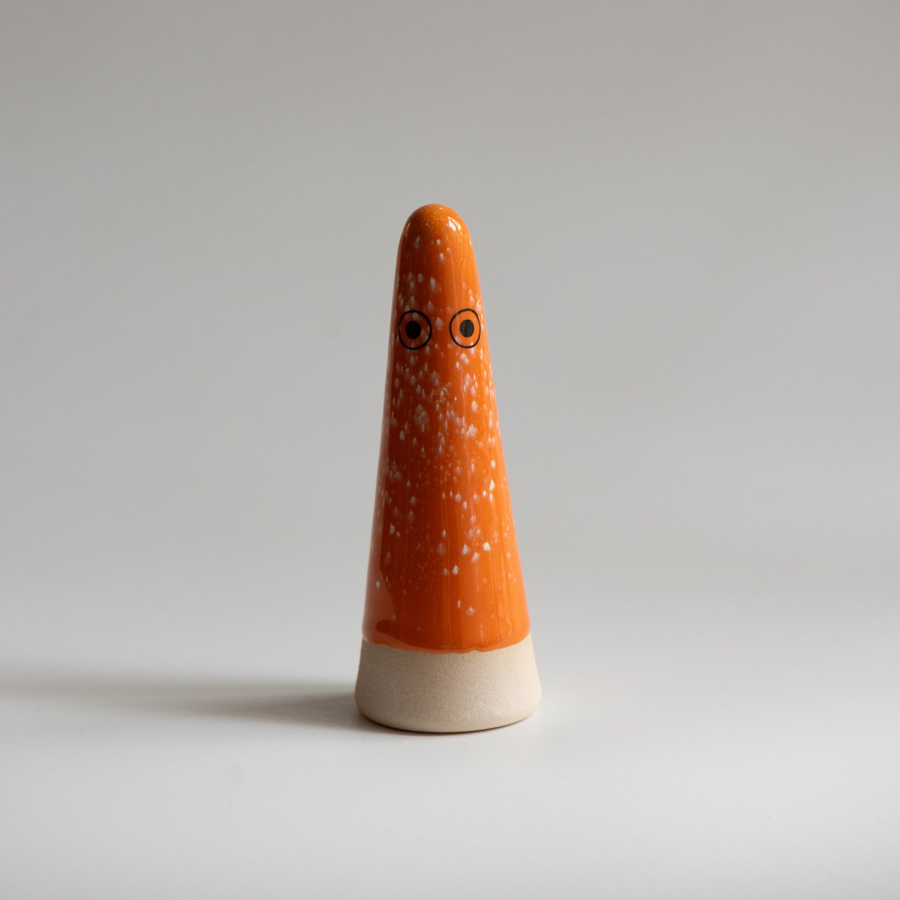 Ghost | Orangey | Ceramic Figurine | by Studio Arhoj