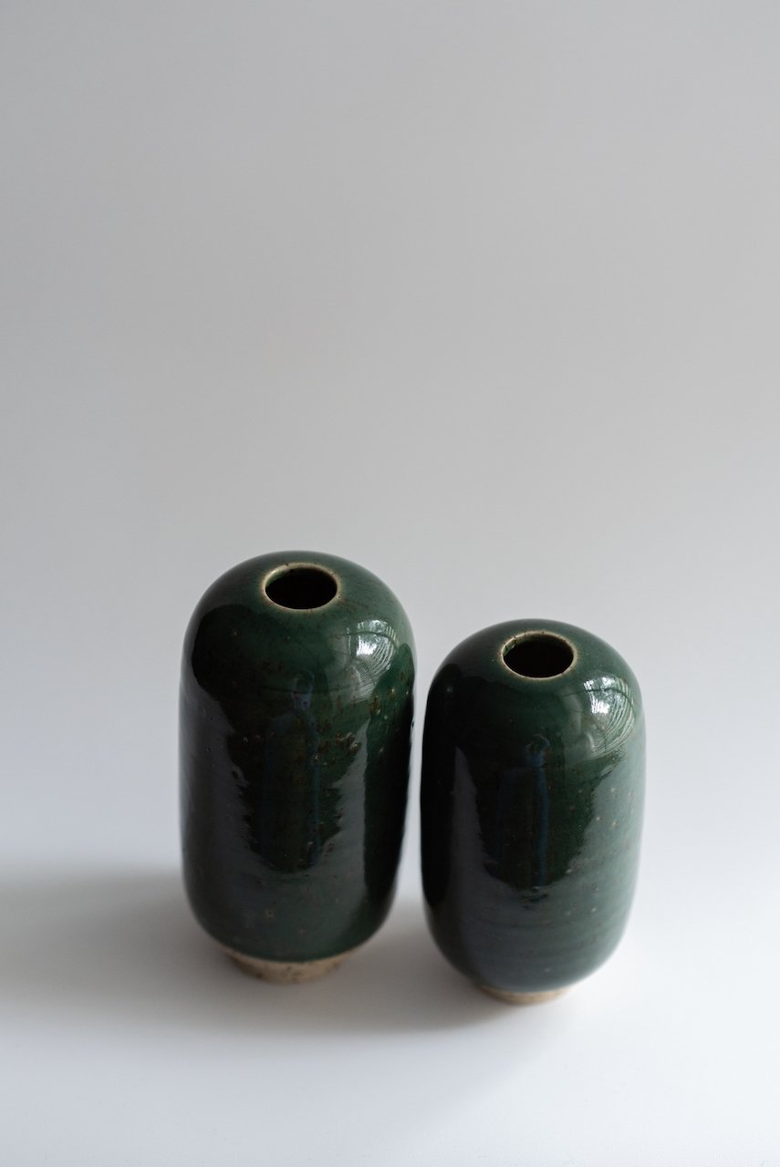 Mini Yuki Vase | Moss Green | Two Sizes | by Studio Arhoj