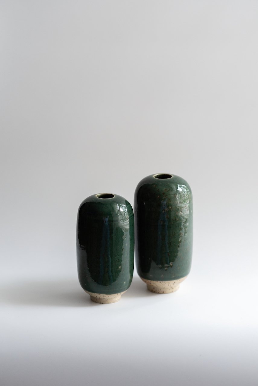 Mini Yuki Vase | Moss Green | Two Sizes | by Studio Arhoj