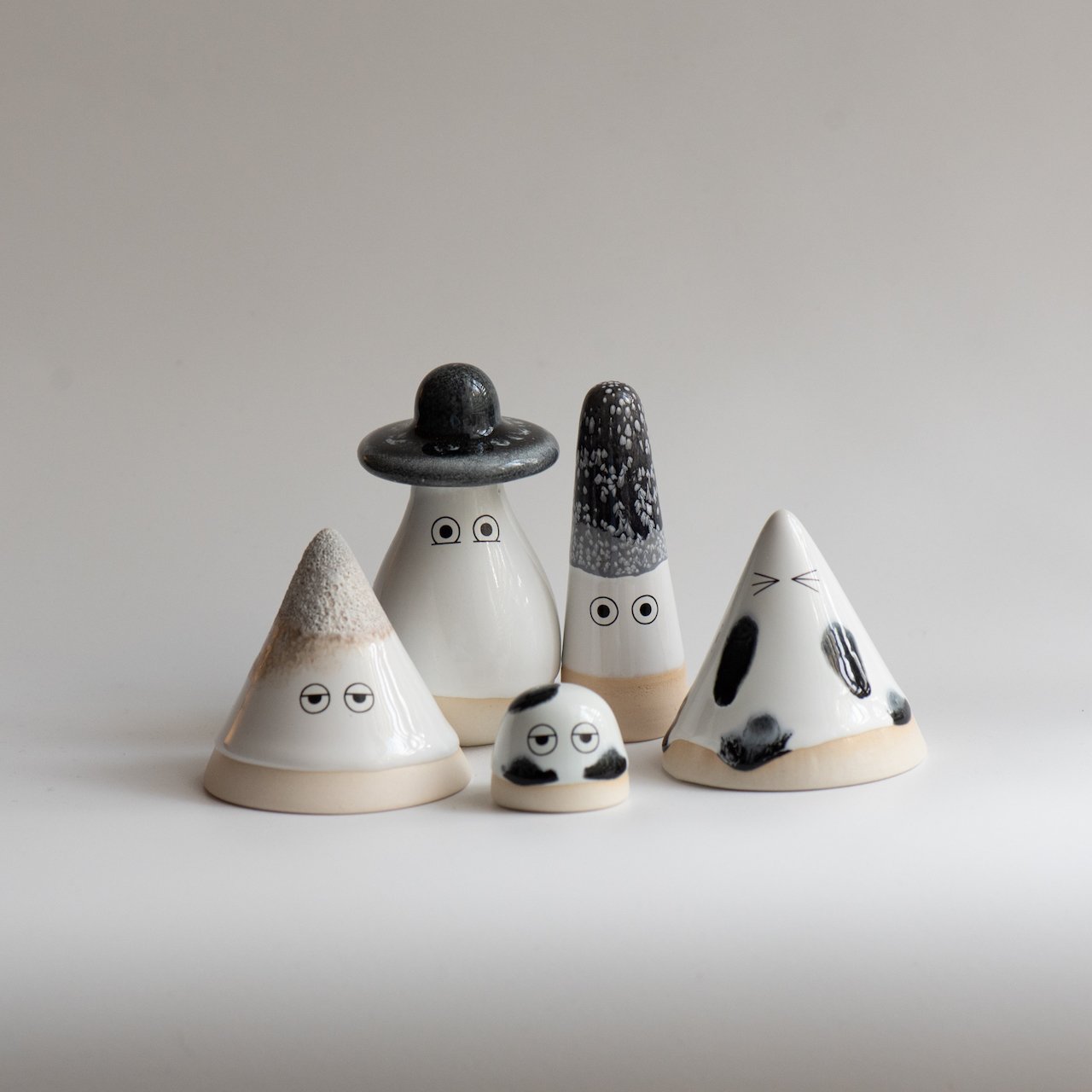 Ghost | Monochrome Mike | Ceramic Figurine | by Studio Arhoj