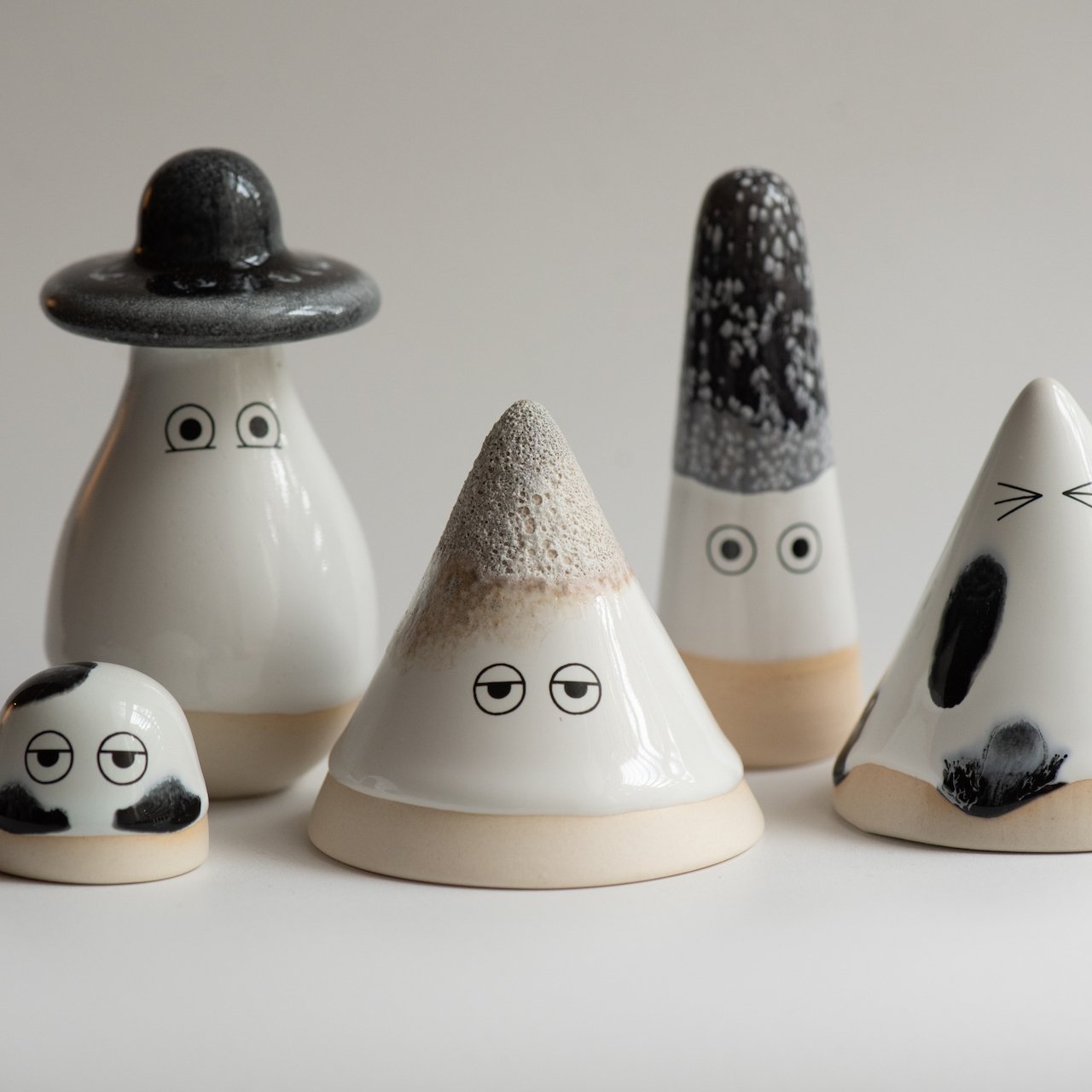 Ghost | Monochrome Mike | Ceramic Figurine | by Studio Arhoj