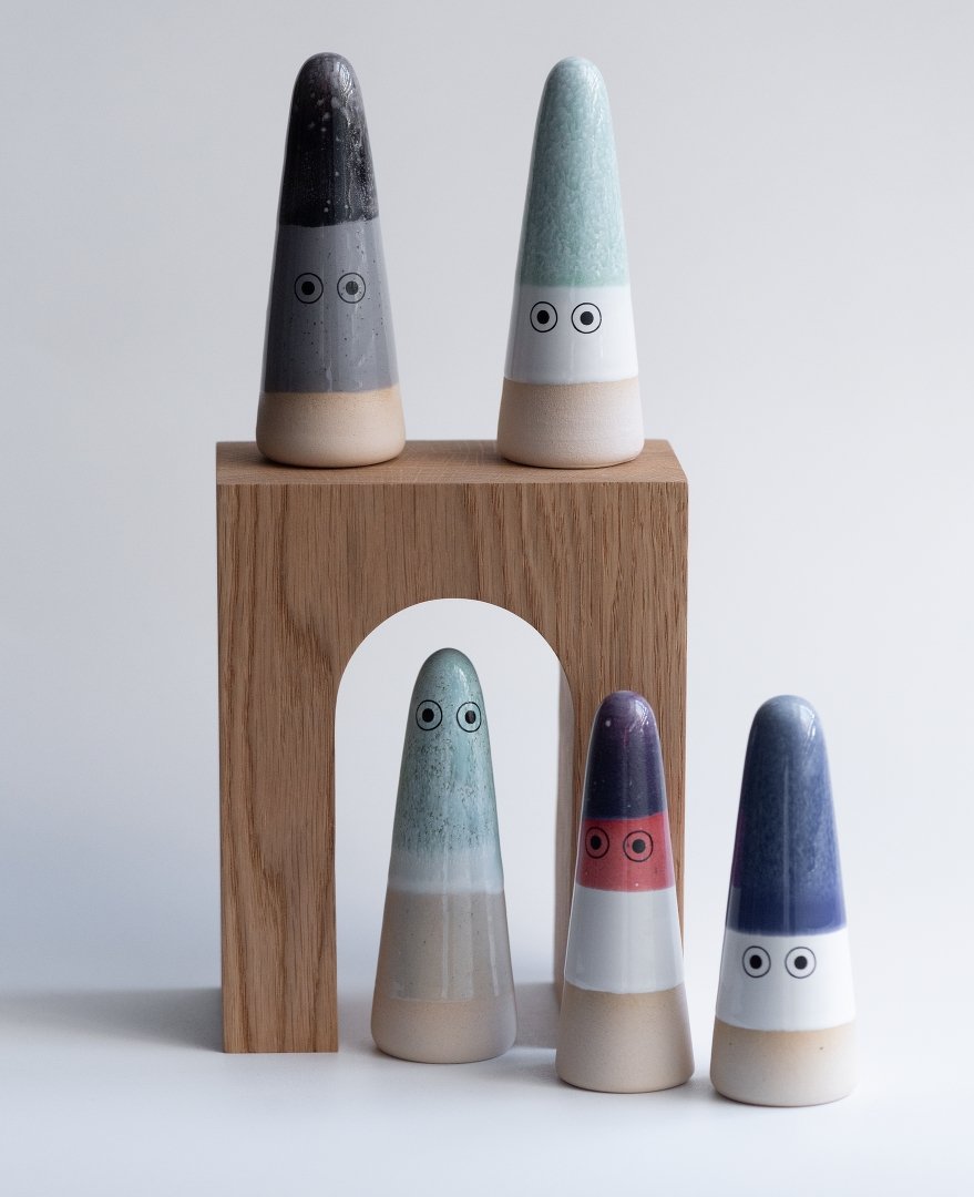 Studio Arhoj Ghosts in Various Colour Block Glazes