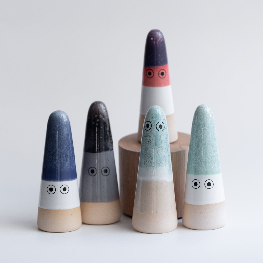 Studio Arhoj Ghosts in Various Colour Block Glazes