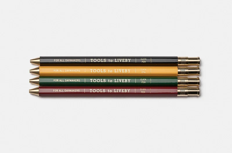 Tools to Liveby Wooden Ballpoint Pen | 0.5mm Tip Refillable