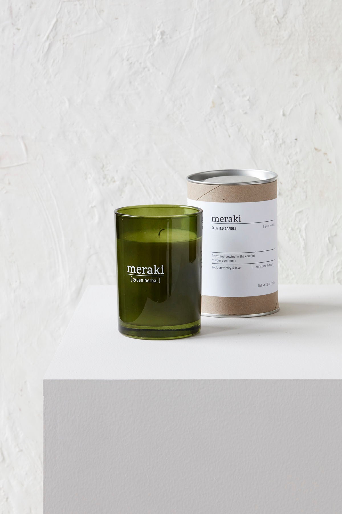 Green Herbal Candle | Fresh Scent - Lifestory - Meraki