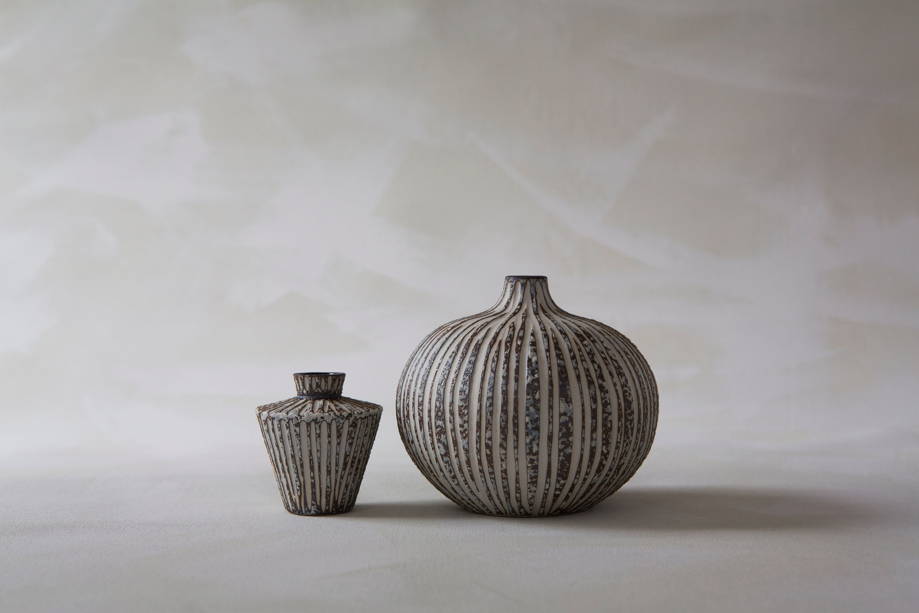 Bari Vase | Large | Stone Stripe | by Lindform - Lifestory - Lindform