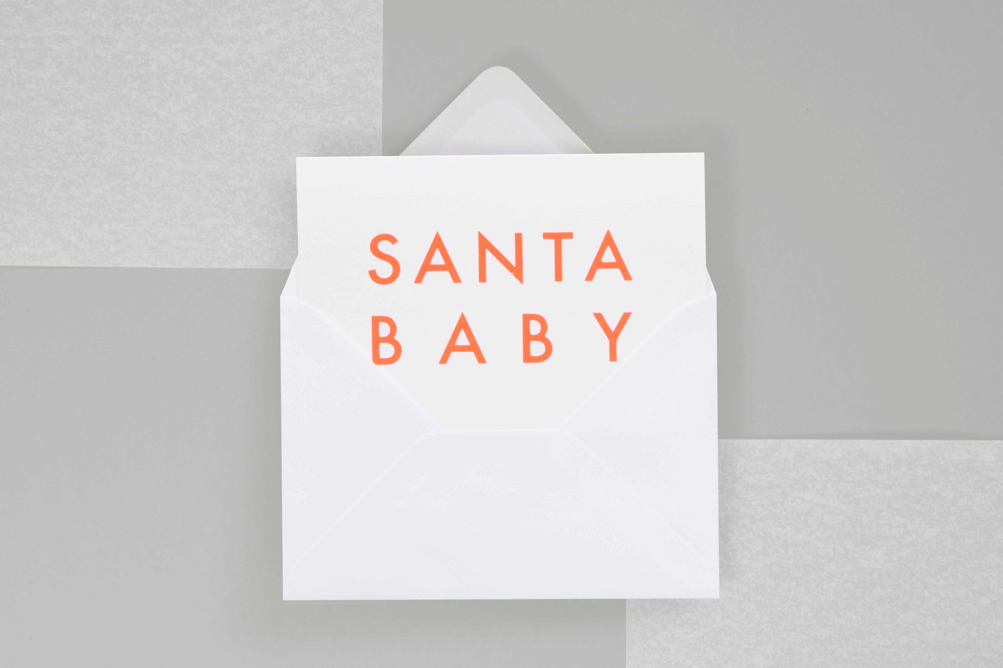 Santa Baby Card | Orange - Lifestory - ola