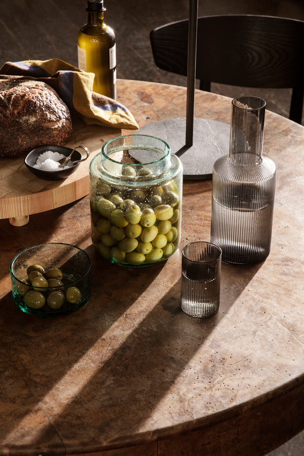 Lid for Ripple Carafe | Smoked Grey | Glass | by ferm Living