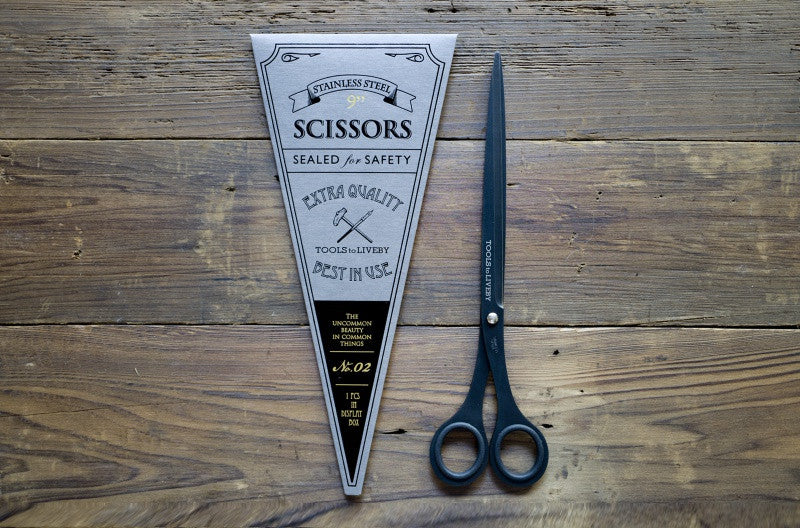 Scissors Black (9 inch) by Tools to Liveby - Lifestory - Tools to Liveby